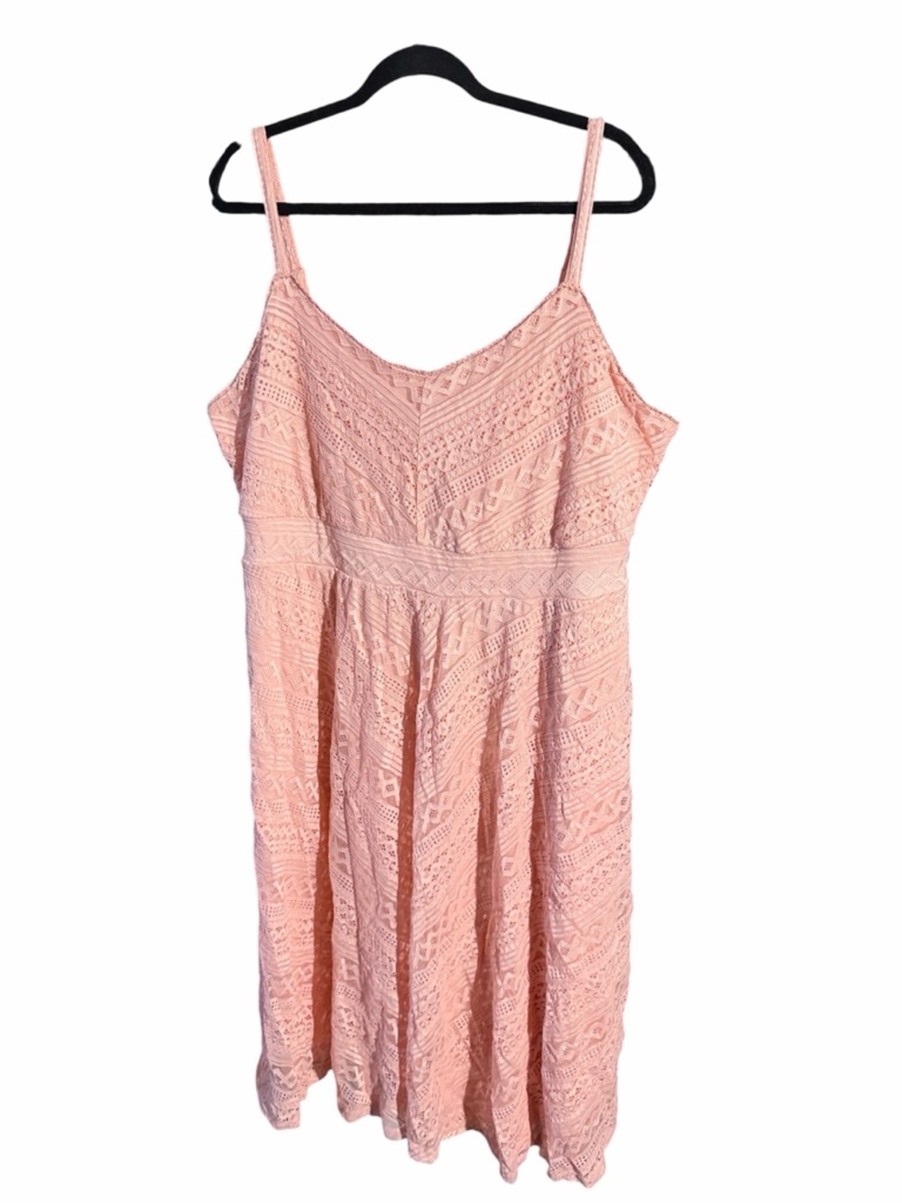 Torrid Coral Pink Lace Dress size 2/2x